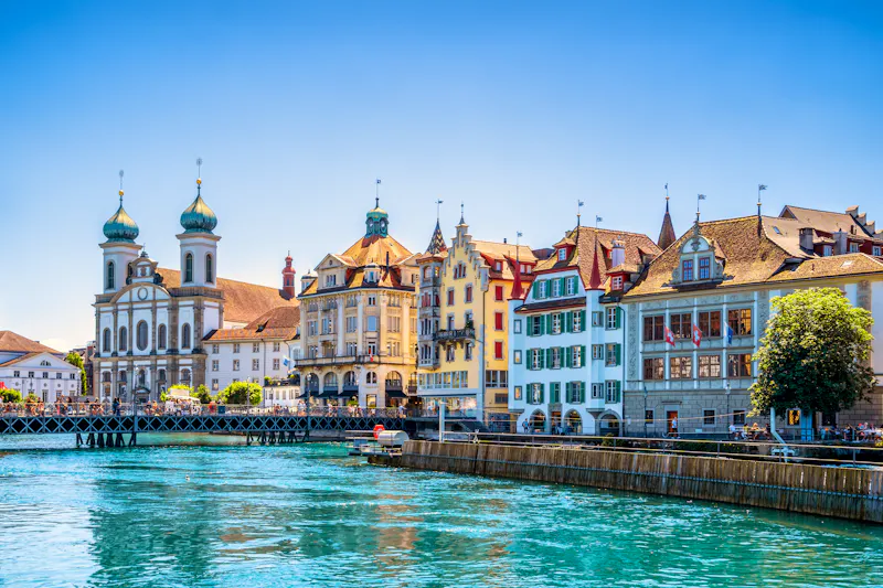 Jesuitenkirche in Luzern am Vierwaldstättersee, Schweiz  - &copy;Sina Ettmer - stock.adobe.com