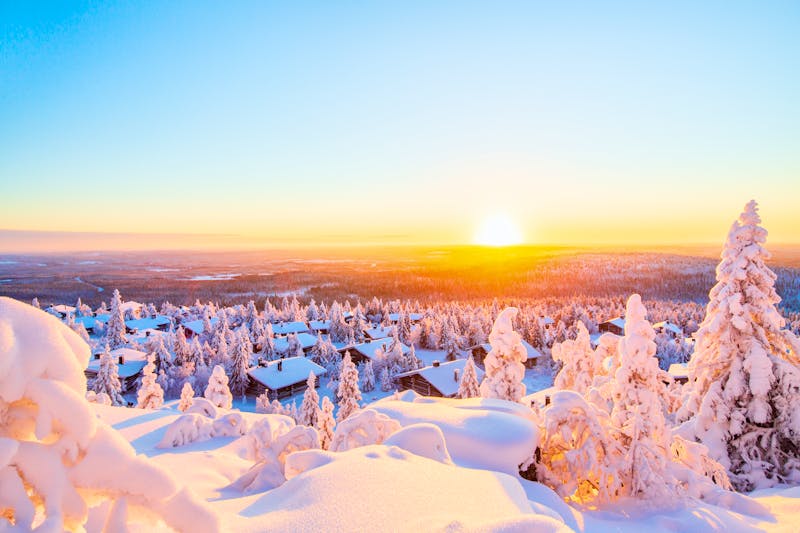 Winterlandschaft Finnisch Lappland - ©BlueOrange Studio - stock.adobe.com