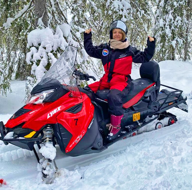 Motorschlittenfahrt in Lappland - Schneemobil - ©Mandy Rauschner - Eberhardt TRAVEL