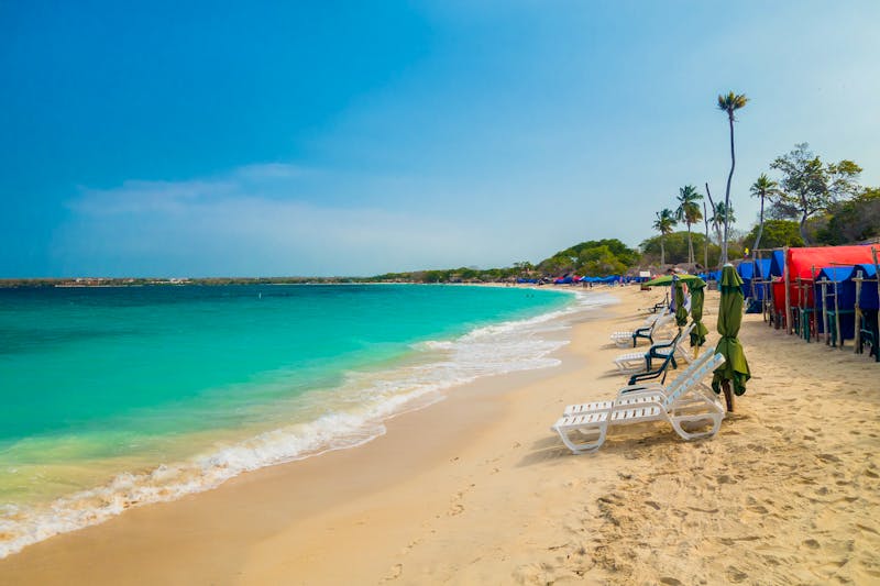 Strand von Isla Baru bei Cartagena - ©Fotos 593 - stock.adobe.com