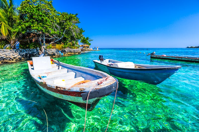 Boote an den Islas de Rosario bei Cartagena - ©Luca Venturelli - stock.adobe.com