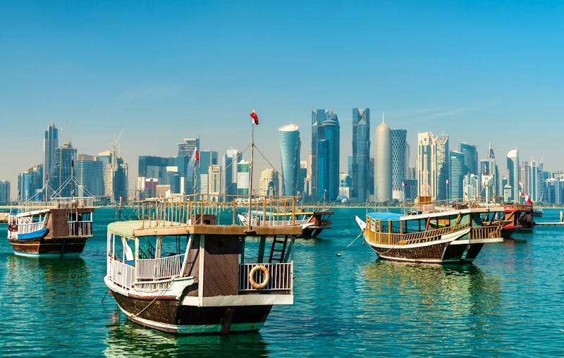 Dhau-Schiffe in Doha - Qatar - ©Leonid Andronov - stock.adobe.com