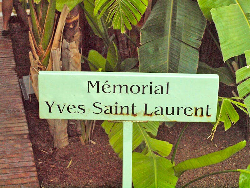 Jardin Majorelle in Marrakesch - Graten von Yves Saint Laurent - ©Juliane Voigt - Eberhardt TRAVEL