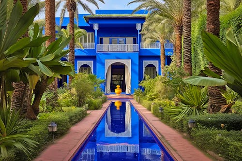 Jardin Majorelle in Marrakesch &ndash; &copy; TheAIAesthetic - stock.adobe.com