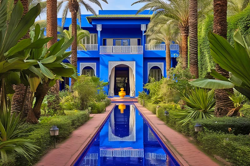 Jardin Majorelle in Marrakesch - ©TheAIAesthetic - stock.adobe.com