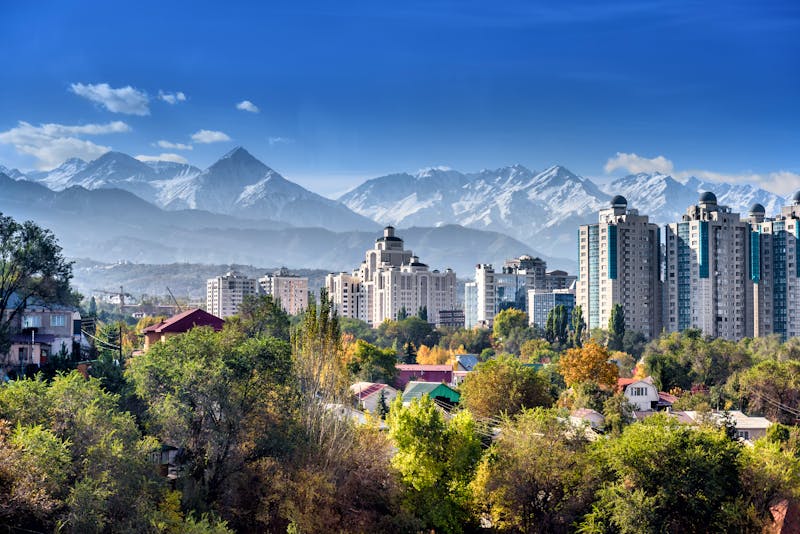 Almaty, Pik Talgar Gebirge, Kasachstan  - &copy;podgorakz - stock.adobe.com