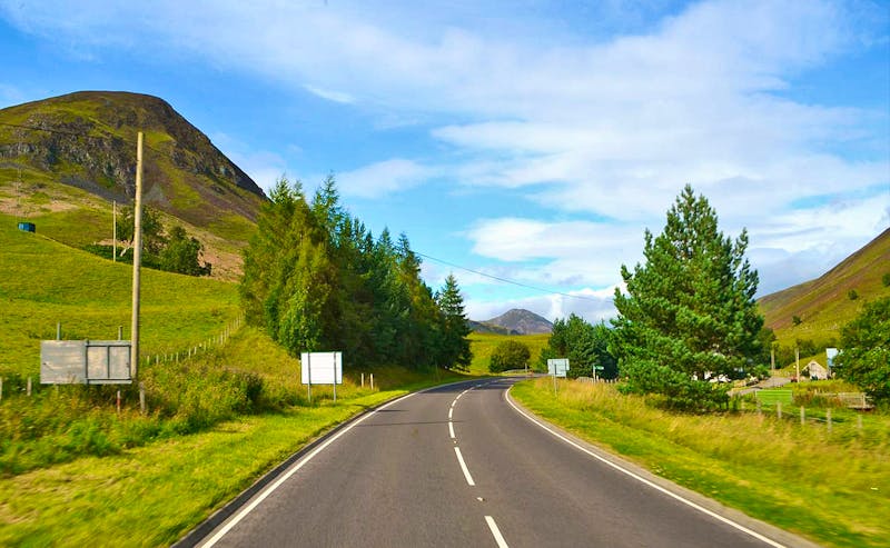 Fahrt durch die Cairngorm Mountains - ©Konrad Füssel - Eberhardt TRAVEL