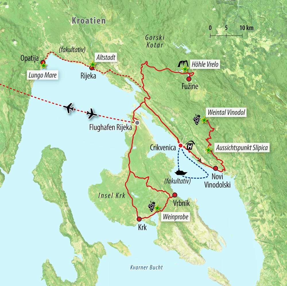 Reisekarte – © Eberhardt TRAVEL