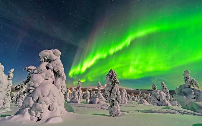 Polarlichter in Lappland - ©Markus Kiili - Visit Finland