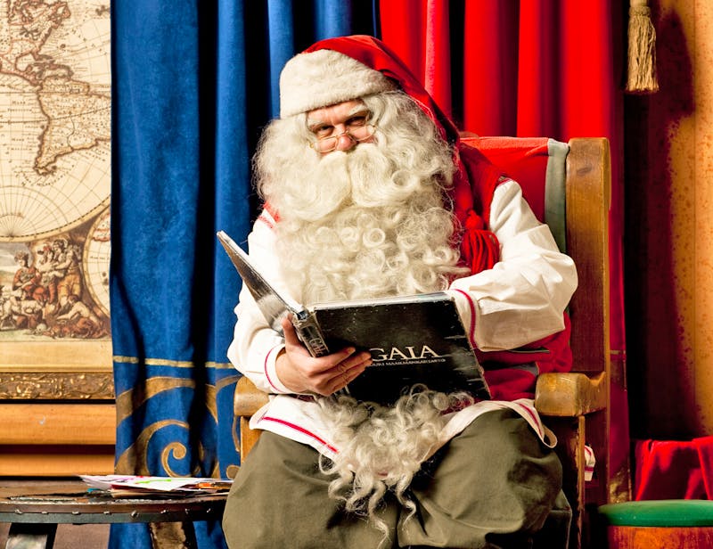 Weihnachtsmann im Santa Claus Village in Rovaniemi - ©Riku Pihlanto - Visit Finland