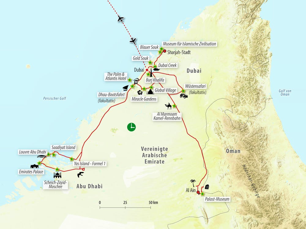 Reisekarte – © Eberhardt TRAVEL