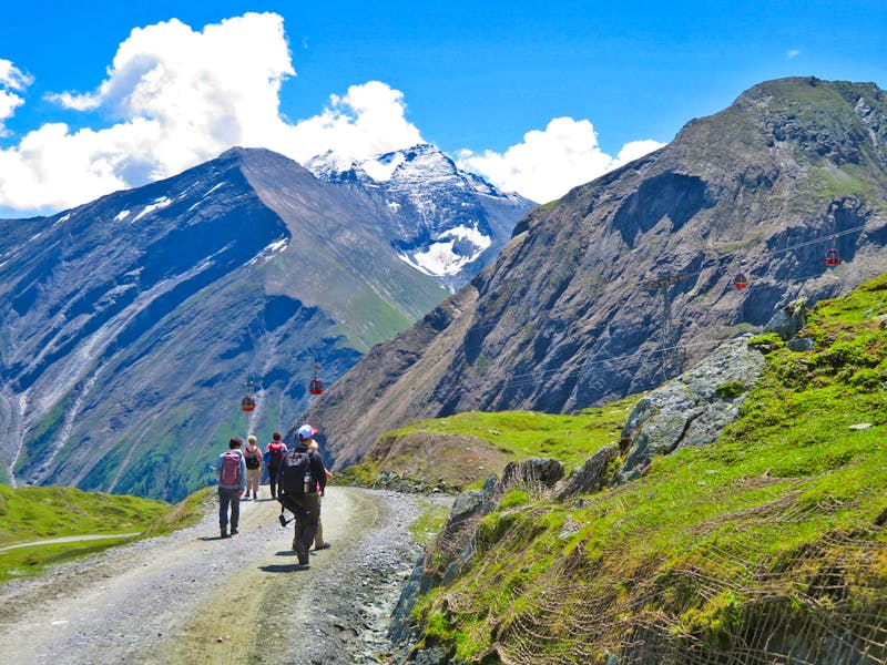 Abstieg vom Kitzsteinhorn zur Gletscherbahn - ©Doreen Päßler - Eberhardt TRAVEL