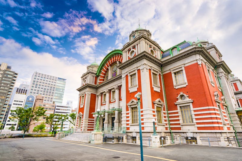 Osaka  Japan cityscape at the Osaka Central Public Hall  - ©SeanPavonePhoto - stock.adobe.com