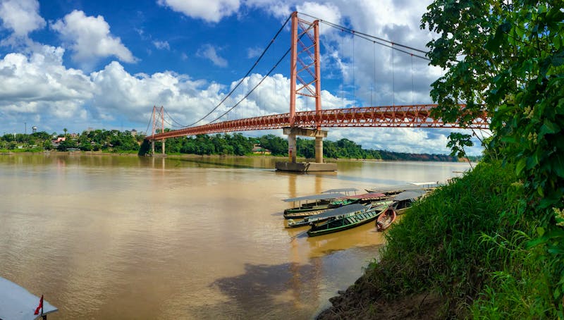 Continental Brücke über dem Fluss Madre de Dios in Puerto Maldonado - ©Jorge - stock.adobe.com
