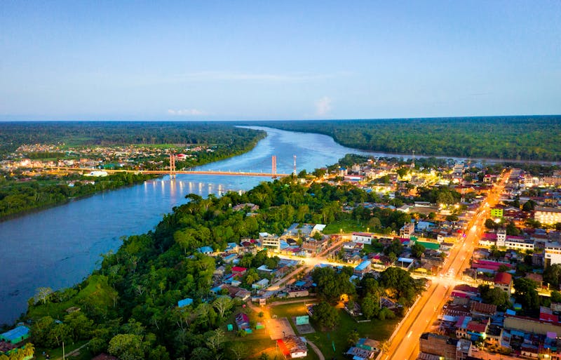 Fluss Madre de Dios und Puerto Maldonado in Peru - ©henry - stock.adobe.com