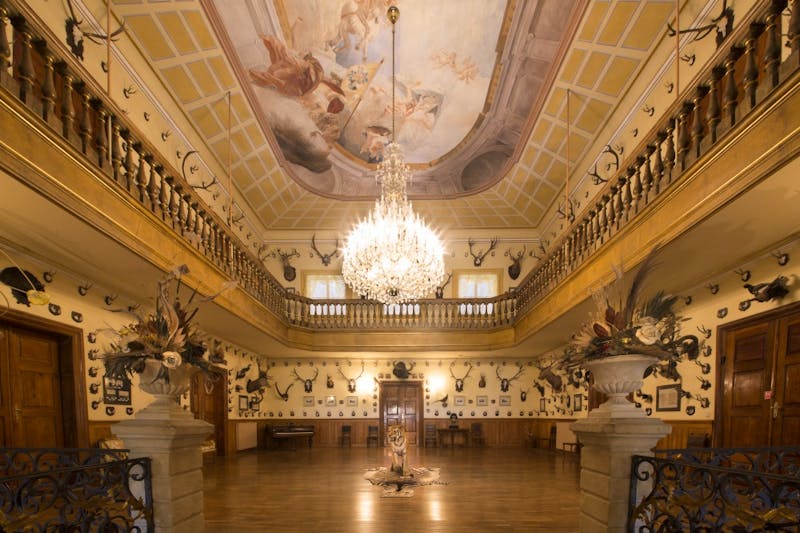 Schloss Detenice Barocksaal – ©