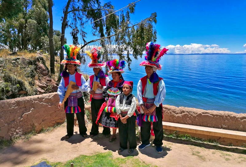 Einheimische auf der Insel Taquile im Titicaca-See - ©Philip Seidel - Eberhardt TRAVEL