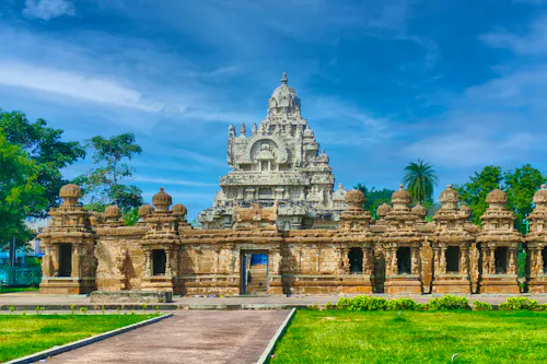 Kanchipuram in Tamil Nadu - Kailashanatha-Tempel &ndash; &copy; Steve Estvanik/Wirestock - stock.adobe.com