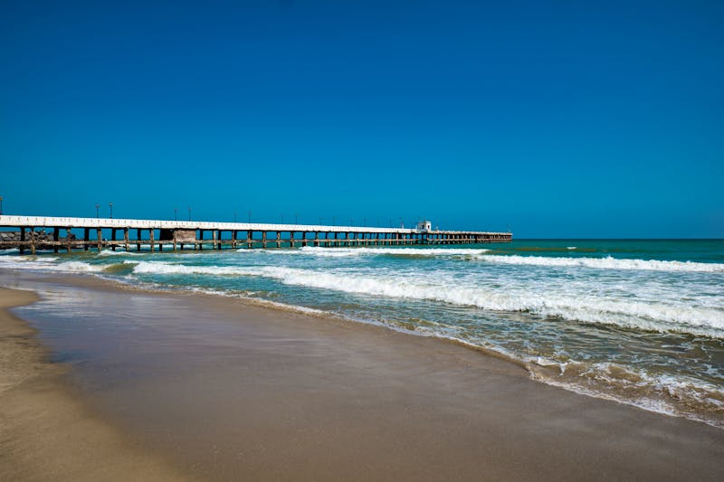 Puducherry in Tamil Nadu - Seebrücke am Strand vom Golf von Bengalen - ©Myjourney - stock.adobe.com