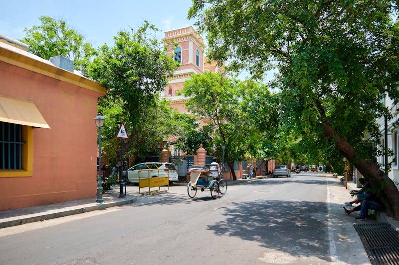Puducherry in Tamil Nadu - französisches Flair in der Altstadt der südindischen Stadt - ©Myjourney - stock.adobe.com