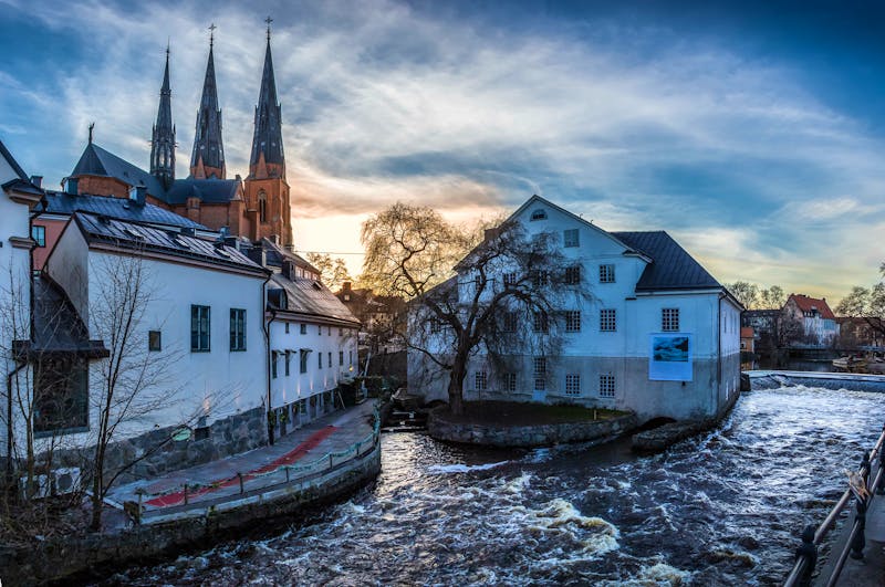 Kathedrale und der Fluss Fyris in Uppsala   - ©Shooting Wild Photography - stock.adobe.com