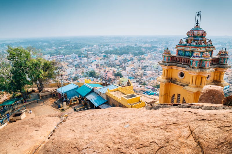 Trichy (Tiruchirappalli) - Felsentempel mitten in der Großstadt - ©Sanga - stock.adobe.com