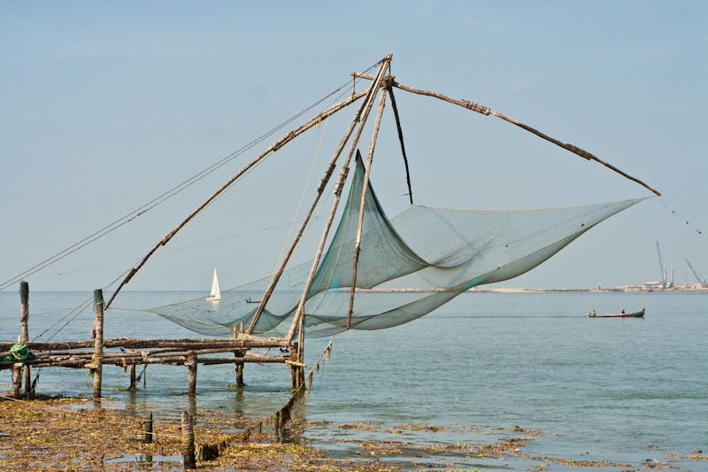 Cochin (Kochi) - chinesisches Fischernetz - ©Cornelia Pithart - stock.adobe.com