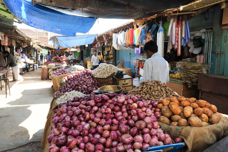 Mysuru (Mysore) - Gemüsestand auf dem Devaraja-Markt - ©fotoember - stock.adobe.com