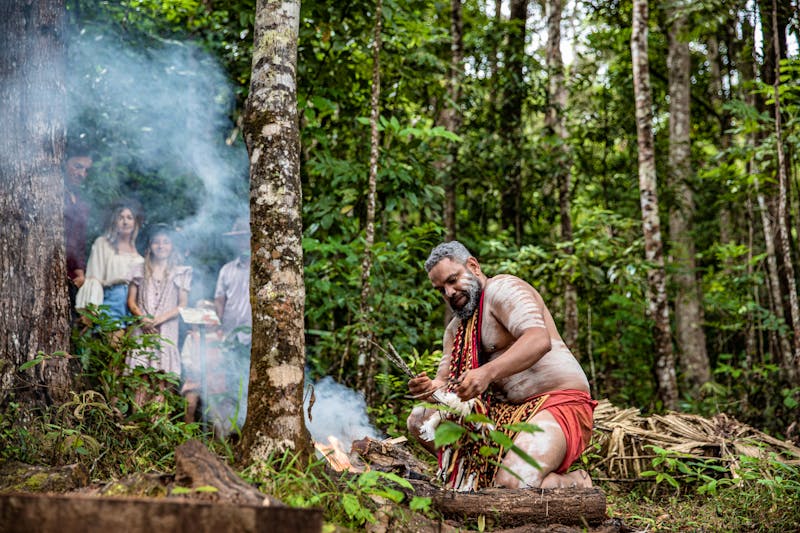 Vorführung im Pamagirri Aboriginal Experience in Kuranda bei Cairns - ©Phil Warring // Tourism and Events Queensland