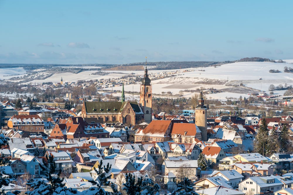 Tauberbischofsheim im Winter in Baden-Württemberg &ndash; &copy; Christian - stock.adobe.com