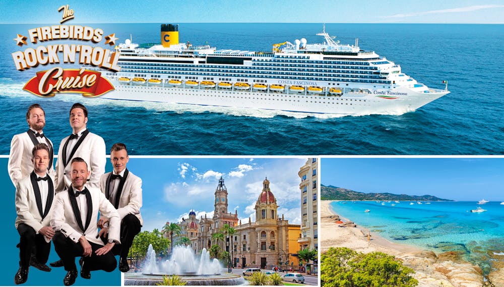 Rocknroll-Kreufahrt mit den Firebirds & Costa  &ndash; &copy; Costa Crociere & Firebirds