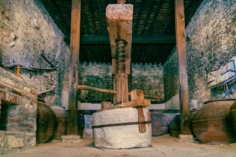 historische Weinpresse in Omodos - Zypern - ©garrykillian - stock.adobe.com