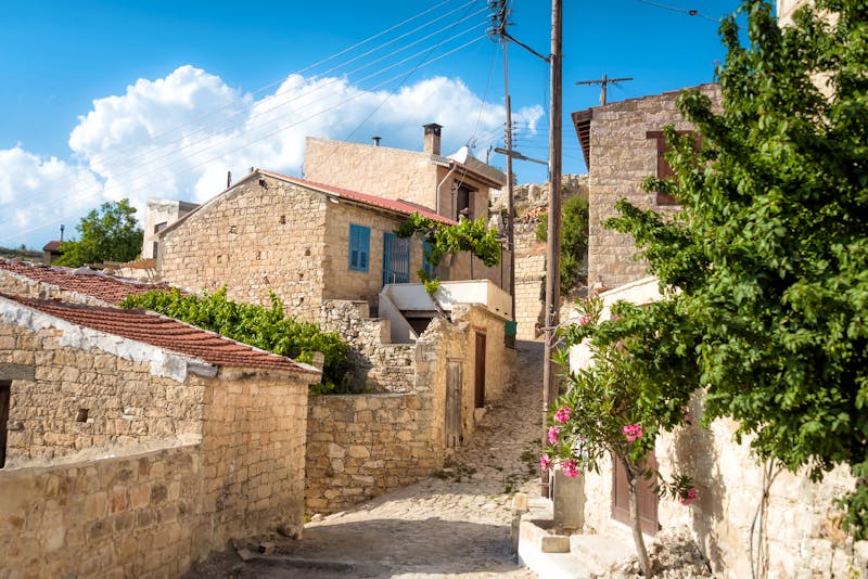 kleine pittoreske Straße in Vouni - Zypern - ©kirill_makarov - stock.adobe.com