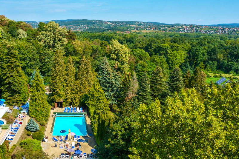 Ensana Thermal Aqua Health Spa Hotel in Heviz - Panoramablick – ©Ensana