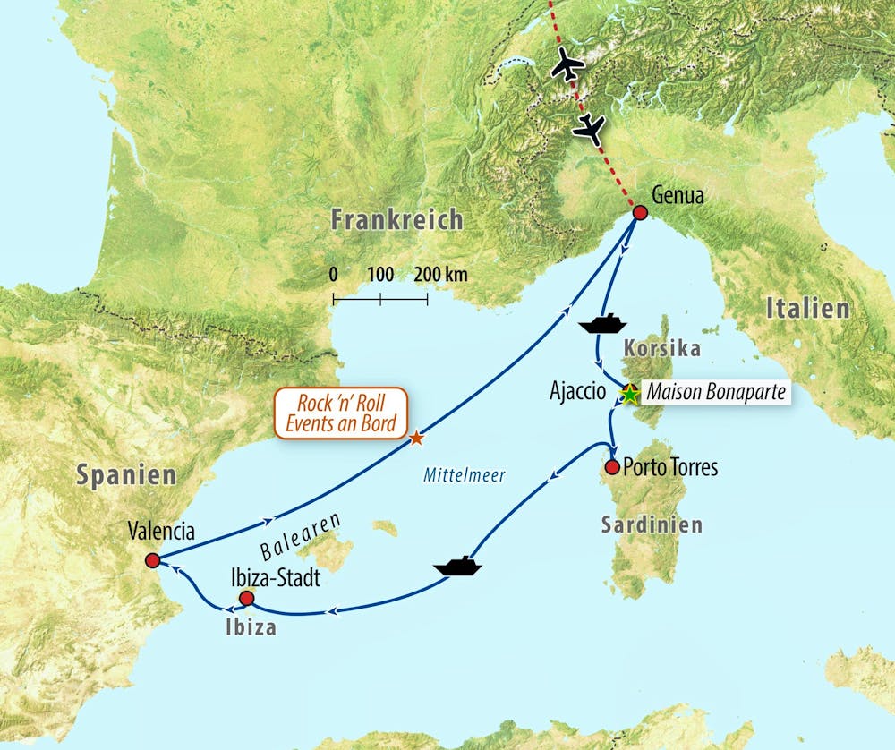 Reiseroute 2025 – © Eberhardt TRAVEL