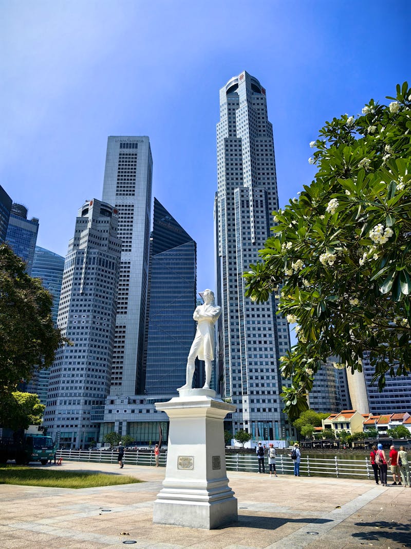 Sir Thomas Stamford Raffles, Gründungsvater Singapurs im Kolonialviertel - &copy;Simone Willner - Eberhardt TRAVEL