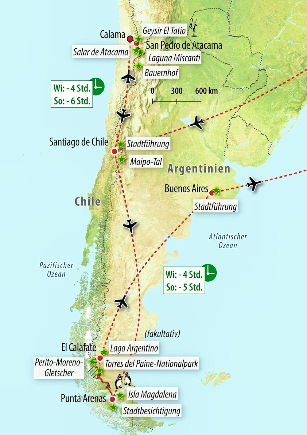 Ihre Reiseroute – © Eberhardt TRAVEL