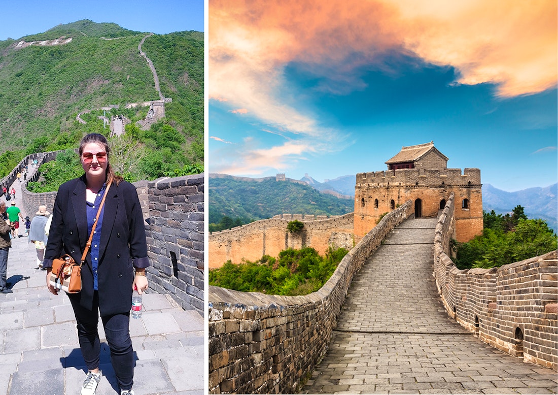 Johanna König an der Chinesischen Mauer – © Eberhardt TRAVEL - Adobe Stock