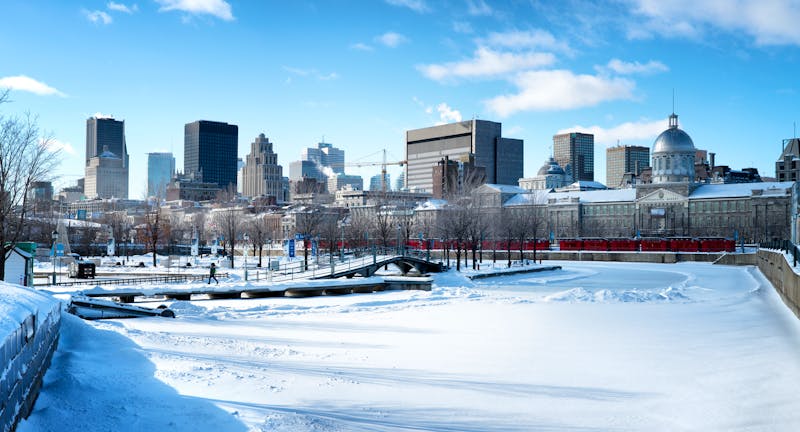 Am alten Hafen von Montreal im Winter - ©Rixie - stock.adobe.com