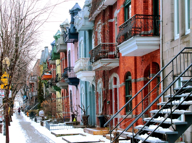 Historische Häuser am Mont Royal in Montreal - ©Catherine Zibo - stock.adobe.com