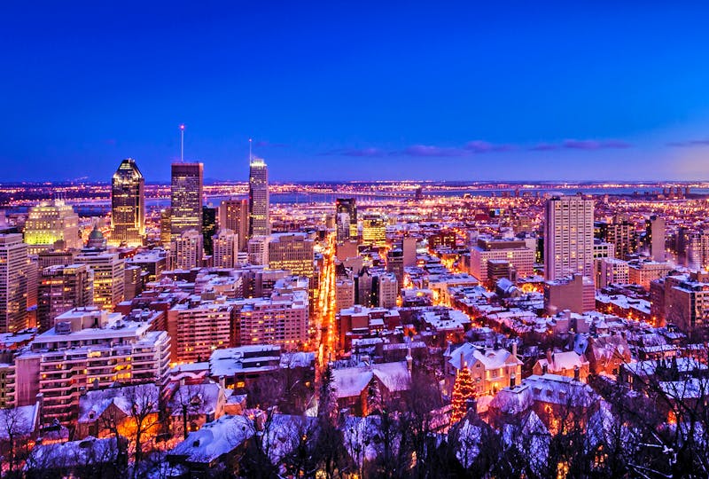 Skyline von Montreal im Winter - ©Svet Paperov - stock.adobe.com
