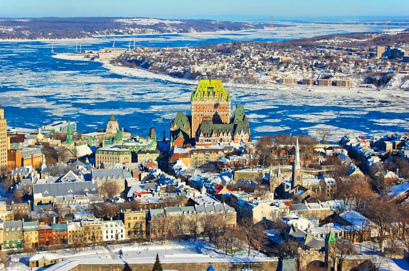 Quebec City am St. Lorenz Strom - ©Wangkun Jia - stock.adobe.com