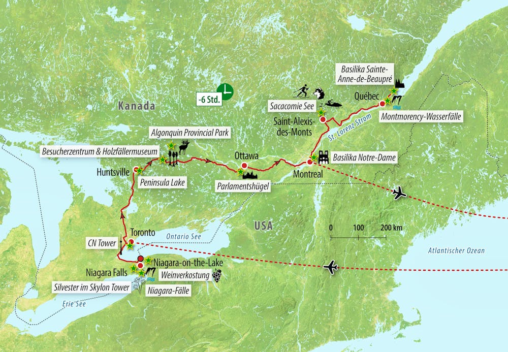 Ihre Reiseroute – © Eberhardt TRAVEL
