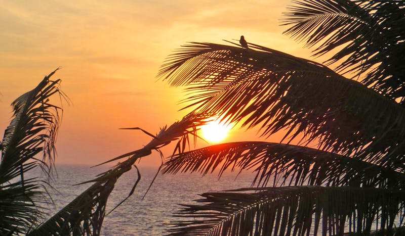 Sonnenuntergang in Colombo am Indischen Ozean - ©Annette Weise - Eberhardt TRAVEL