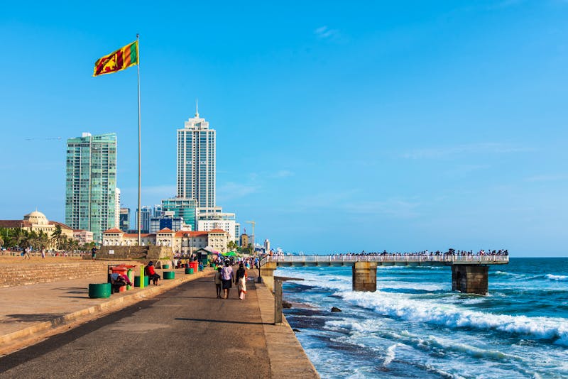 Strandpromenade in Colombo am Indischen Ozean - ©creativefamily - stock.adobe.com