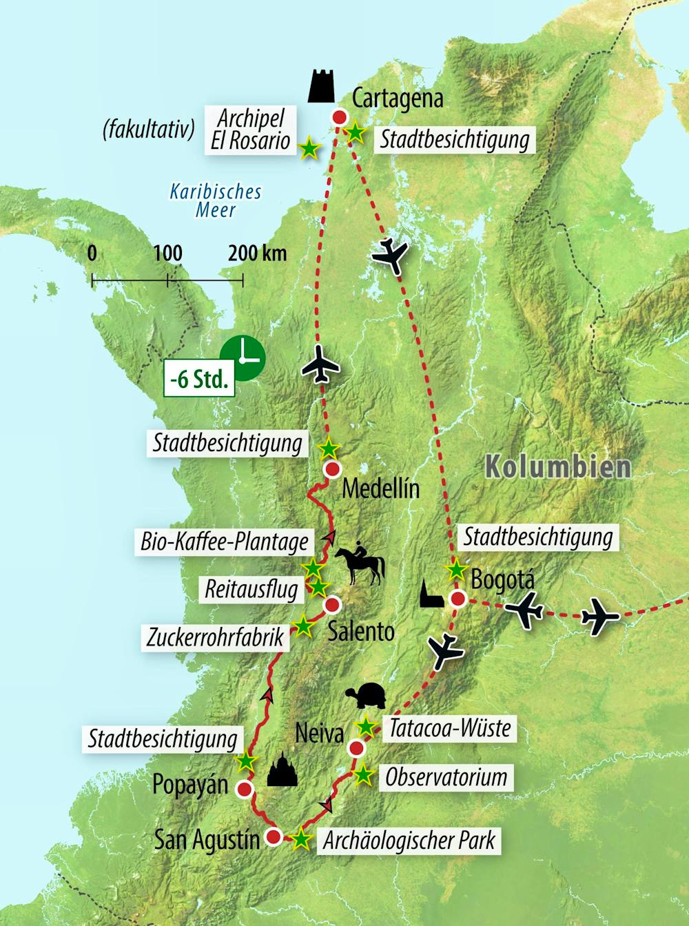 Ihre Reiseroute – © Eberhardt TRAVEL
