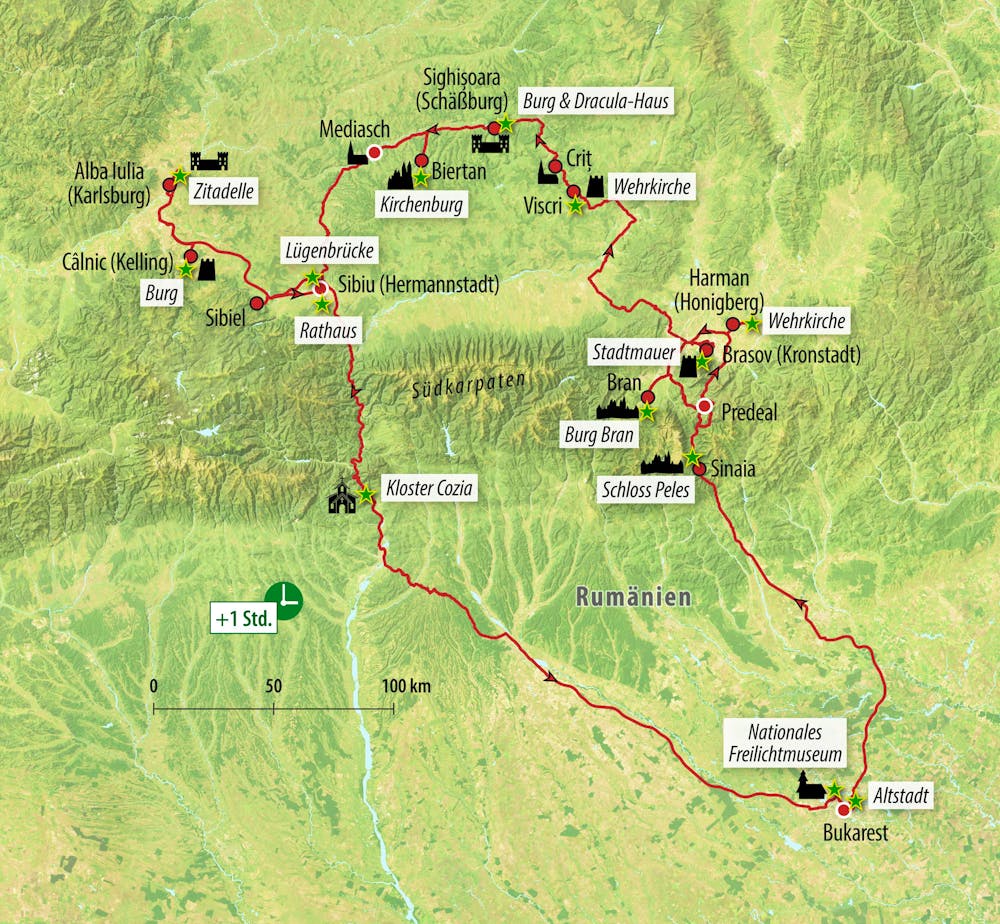 Ihre Reiseroute – © Eberhardt TRAVEL