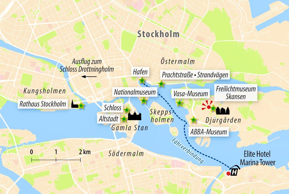 Ihre Reiseroute – © Eberhardt TRAVEL