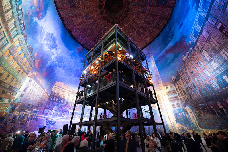 Panometer Leipzig  Die Kathedrale von Monet  am 15 03 2024Foto Tom Schulze - &copy;© asisi