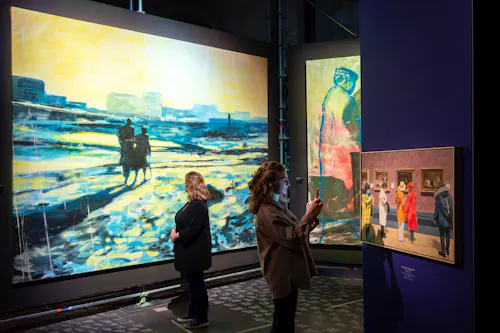 Panometer Leipzig  Die Kathedrale von Monet  am 15 03 2024Foto Tom Schulze &ndash; &copy; © asisi